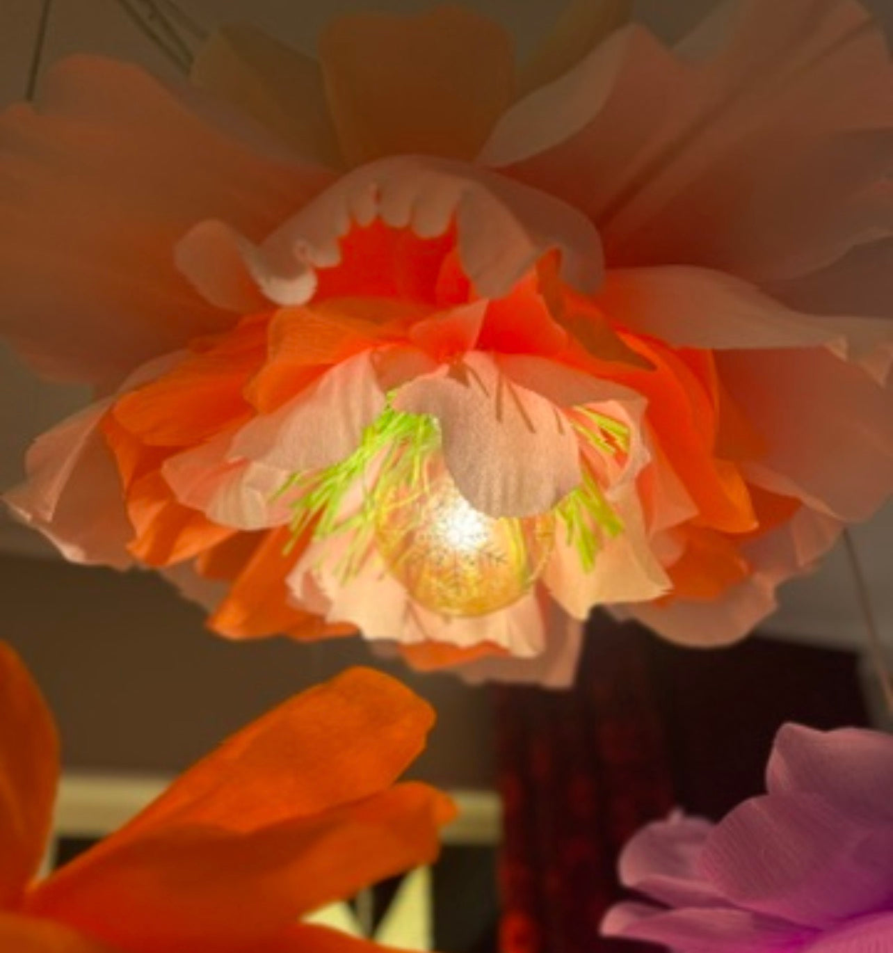 Digitalkurs: Tillverka stor Kräppblomma (start 12mars)