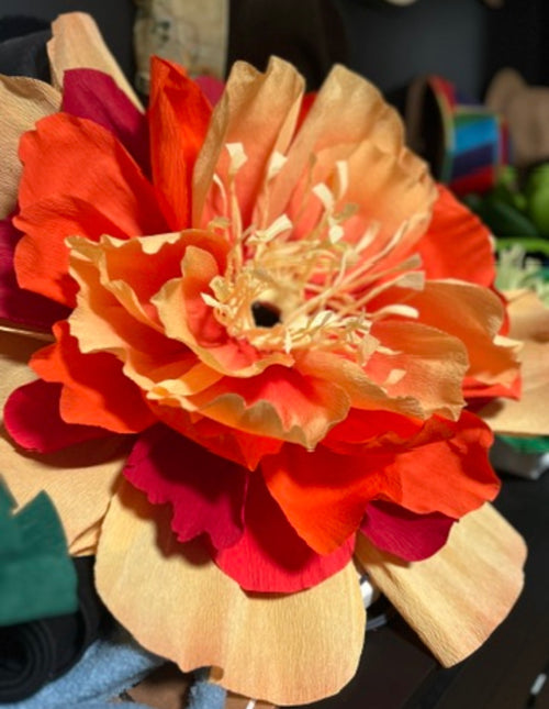 Digitalkurs: Tillverka stor Kräppblomma (start 12mars)